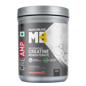MuscleBlaze CreaMP Creatine Monohydrate 320g – Watermelon Cool